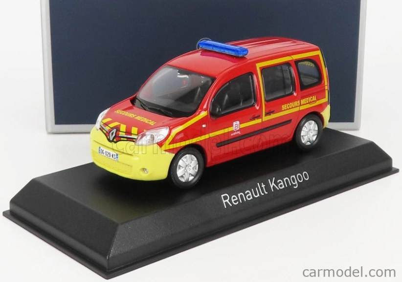 Norev Renault Kangoo Secours Sante Pompiers 2013 1:43 Červeno-žltá