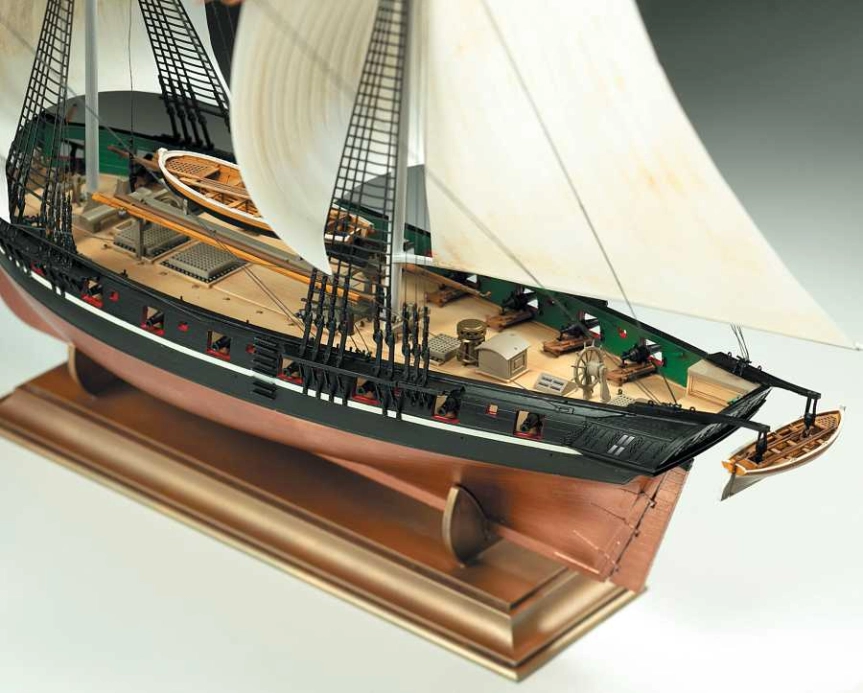 Zvezda Russian brig Merkurii 19. st. (1:100)