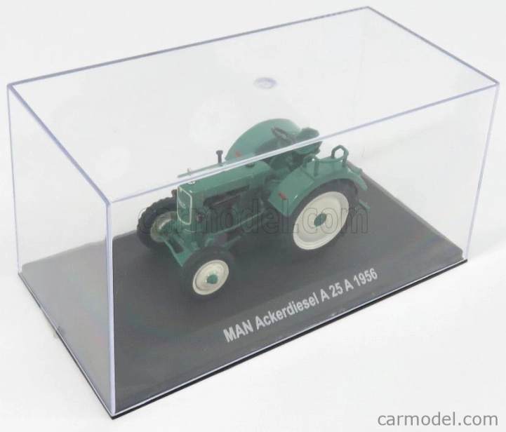 Edicola MAN Ackerdiesel A25a Tractor 1956 - Con Vetrina - S vitrínou 1:43 Zelená biela