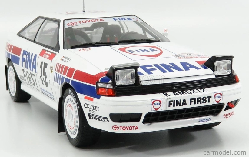 Triple9 Toyota Celica Gt-4 St165 Fina N 15 Rally Tour De Corse 1991 M.duez - K.wicha 1:18 Biela