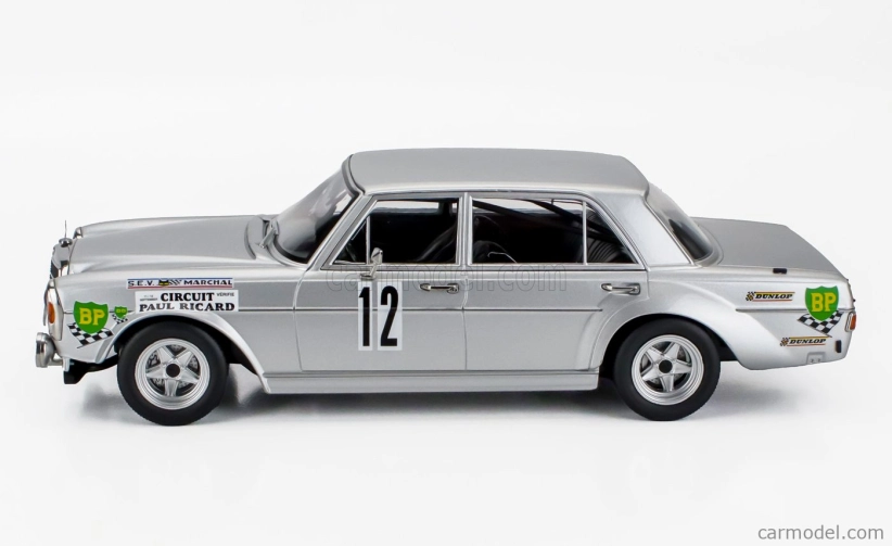 Werk83 Mercedes benz 300 Sel 6.8 Amg N 12 12h Paul Ricard 1971 Klaus Behrmann - Jean Pierre Jabouille - Jose Dolhem 1:18 Striebro