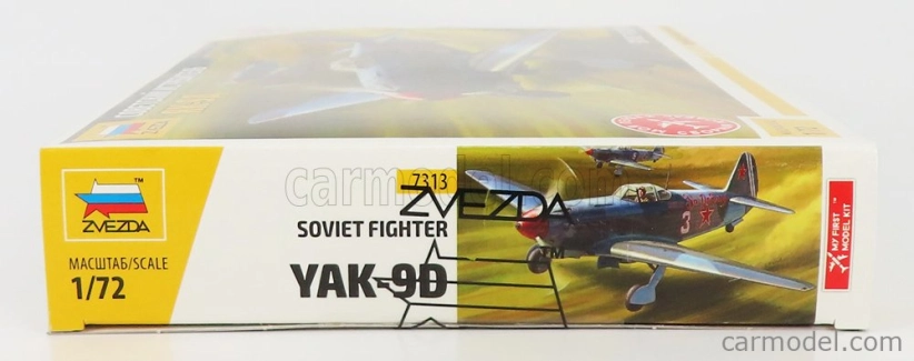 Zvezda Yakovlev Yak-9d Military Soviet Fighter 1:72 /