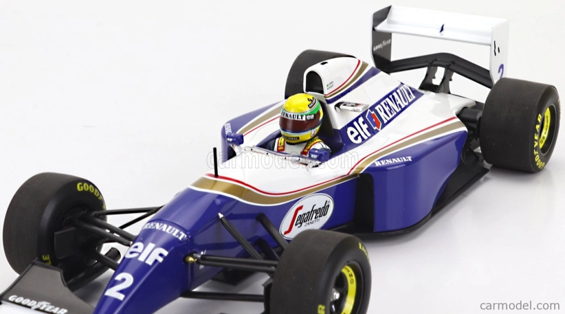 Minichamps Williams F1 Fw16 Team Rothmans Renault N 2 San Marino Italy Gp 1994 Ayrton Senna 1:18 Modrá biela