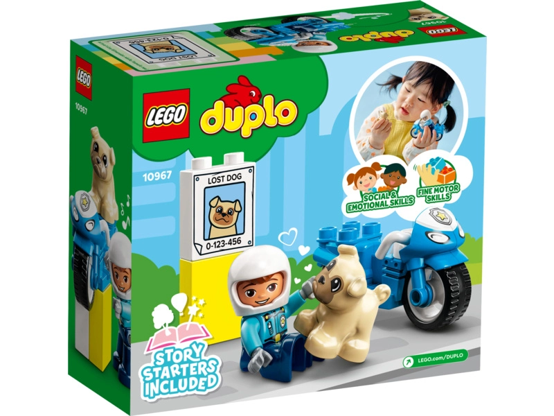 LEGO DUPLO - Policajná motorka