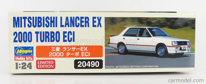 Hasegawa Mitsubishi Lancer Ex 2000 Turbo Eci 1981 1:24 /
