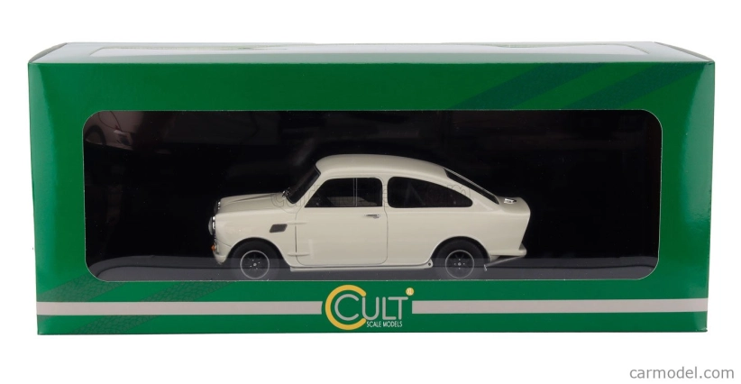 Kultové modely Mini Broadspeed 1966 1:18 Biela