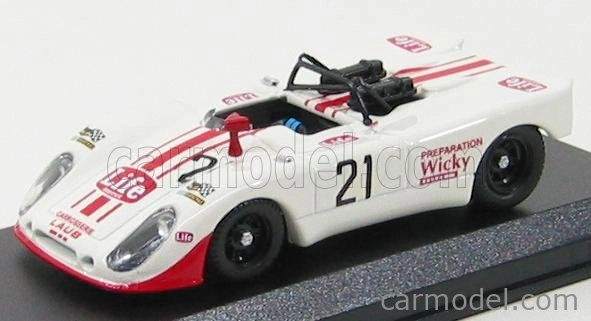 Najlepší model Porsche 908 Flunder N 21 Monza 1971 Brambilla - Mati - Wiky 1:43 White