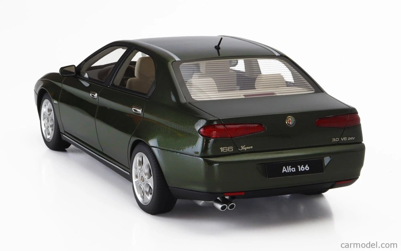 Cult-scale models Alfa romeo 166 3.0 V6 24v Super 1998 1:18 Zelená