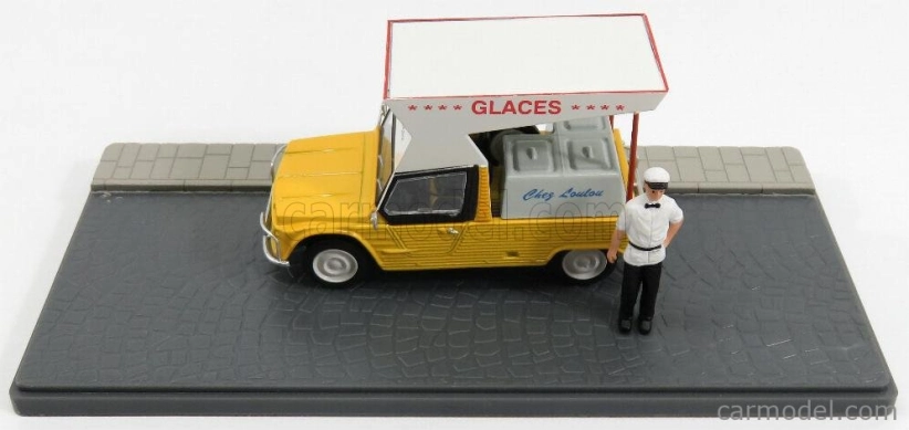 Edicola Citroen Mehari Marhand De Glaces - Gelataio - Ice Cream Van 1:43 Žlutá Bílá
