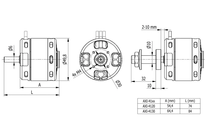 AXI 4130/20 V3 střídavý motor