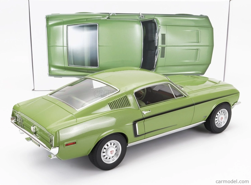 Norev Ford usa Mustang Fastback Gt Coupe 1968 1:12 Zelená