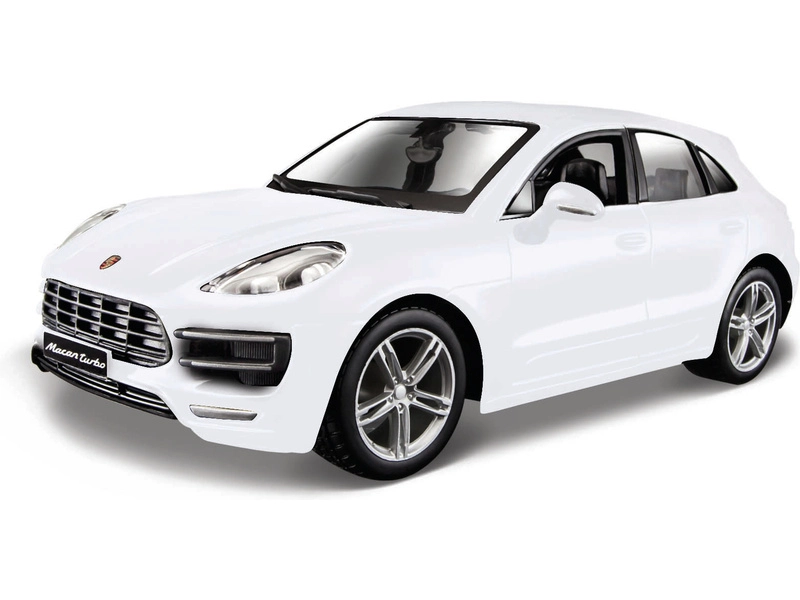Bburago Plus Porsche Macan 1:24 biela metalíza