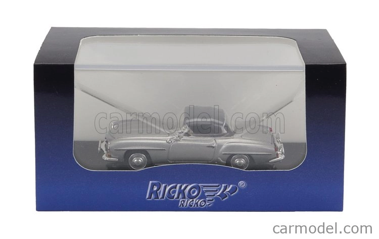 Ricko Mercedes benz Sl-class 190sl (w121) Spider Closed 1955 1:87 Slver Black