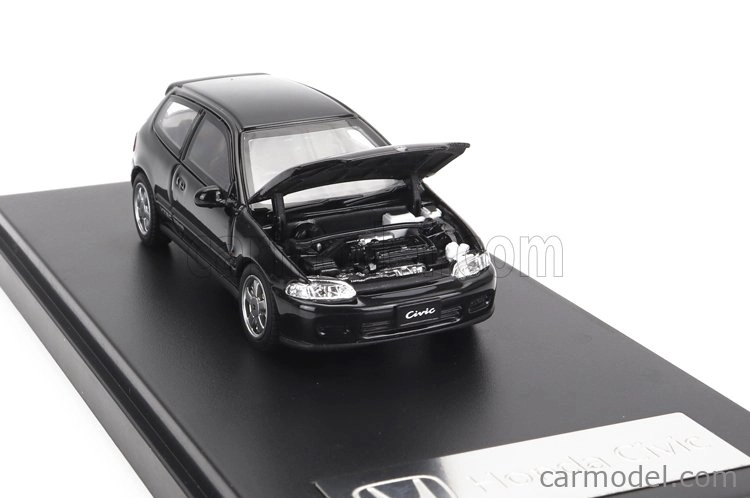 Lcd-model Honda Civic Eg6 Vtec 1993 1:64 Black