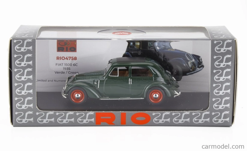 Rio-models Fiat 1500 6c 1935 1:43 Zelená