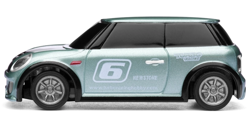 Turbo Racing 1/76 On-Road RC Car RTR (tmavozelená)