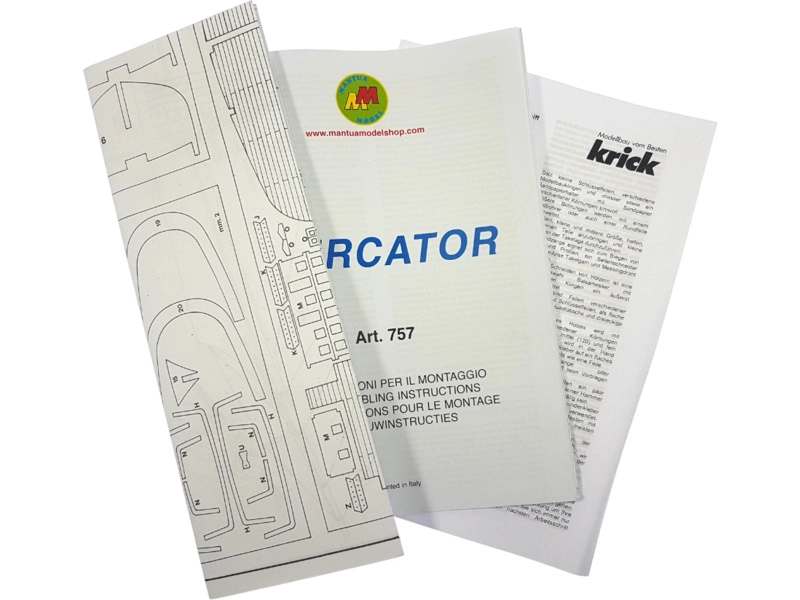 Mantua Model Mercator školská plachetnica 1:120