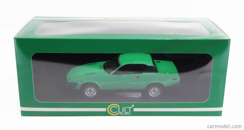 Modely v mierke Cult-scale Triumph Tr7 Coupe 1979 1:18 Java Green