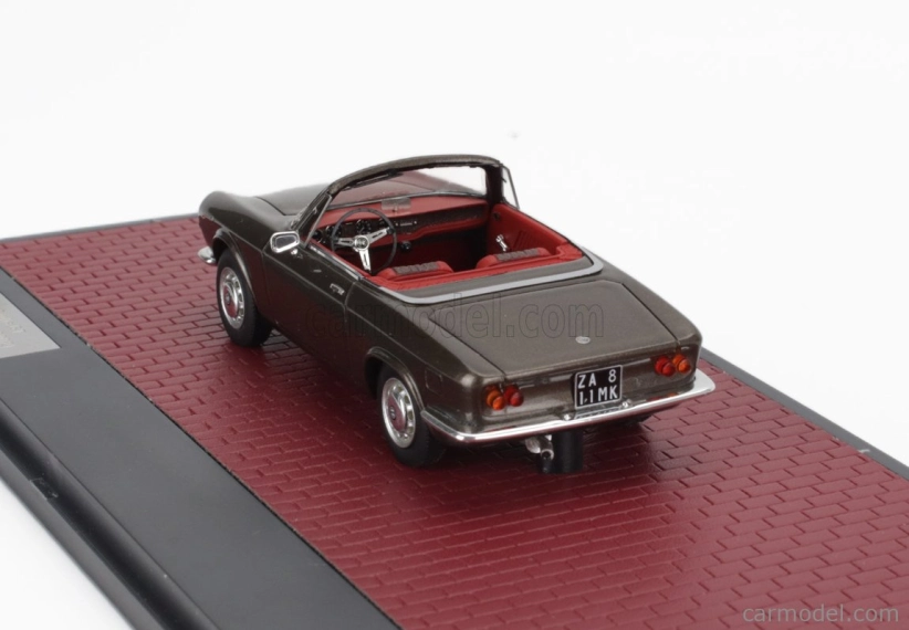 Matrix modely v mierke Alfa romeo Giulia Gt Cabriolet Spider Prototipo 1963 1:43 Brown Met