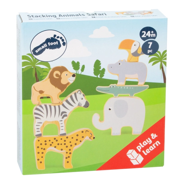 Malé nožné skladacie zvieratá Safari