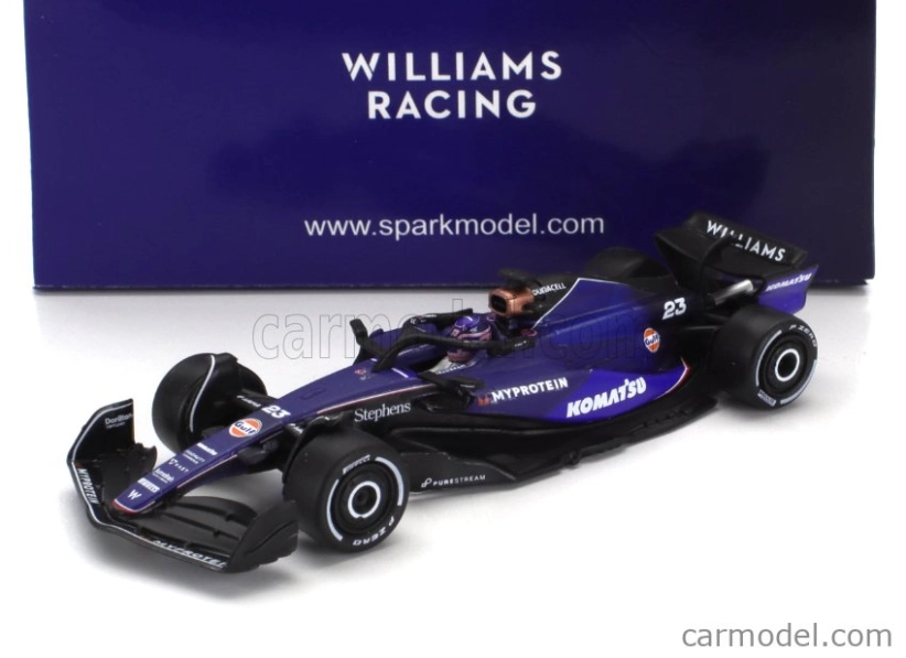 Spark-model Williams F1 Fw46 Team Williams Racing N 23 Season 2024 Alexander Albon 1:64 2 Tóny Modré