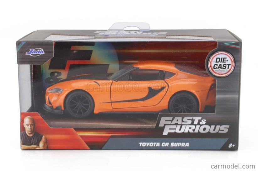 Jada Toyota Han's Supra 2021 - Fast & Furious 9 1:32 oranžová čierna