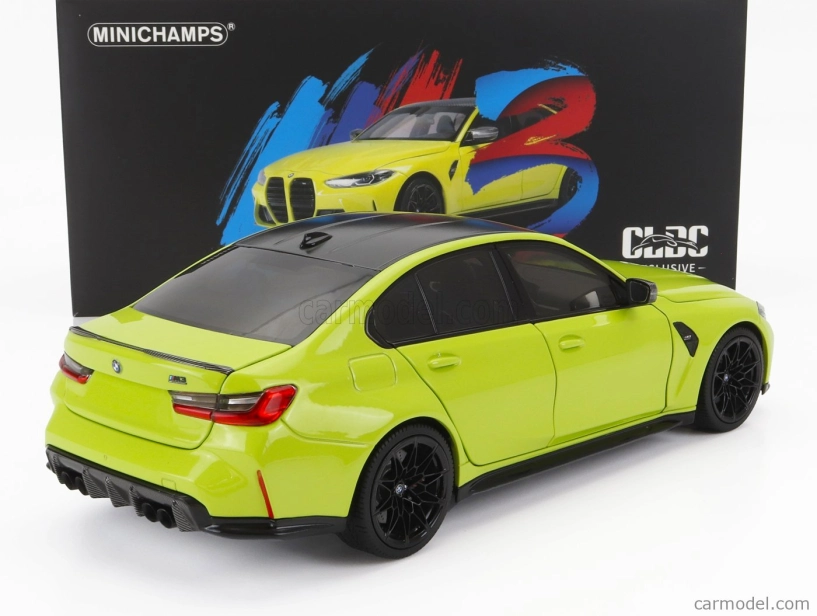 Minichamps BMW radu 3 M3 (g80) 2020 1:18 Yellow Met