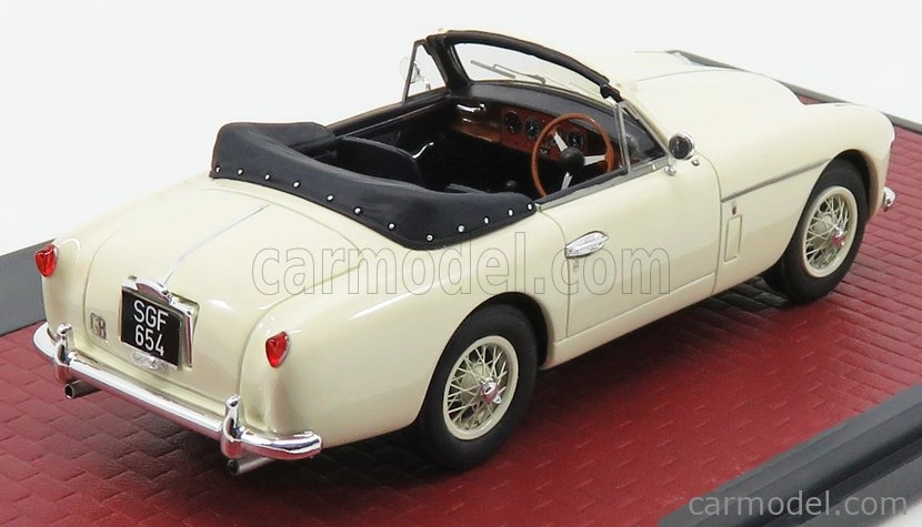 Matrix scale models Aston martin Db2/4 Mkii Dhc By Tickford Cabriolet Open 1955 1:43 Bílá