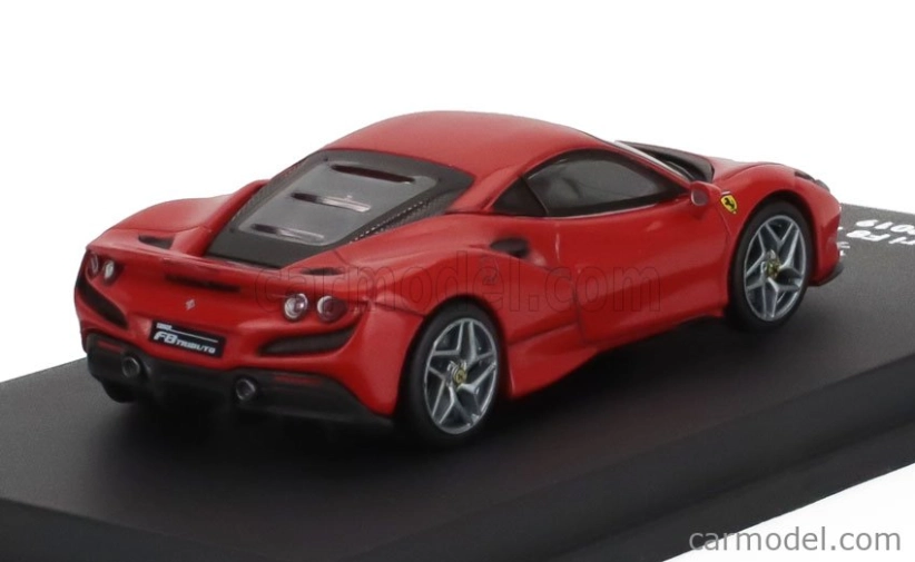 Edicola Ferrari F8 Tributo 2019 - Con Vetrina - S vitrínou 1:64 Rosso Scuderia - červená