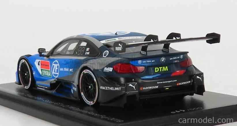 Spark-model BMW radu 4 M4 Zf Team Rbm N 4 Super Gt Dream Race Fuji 2019 A.zanardi 1:43 2 Tones Blue Black