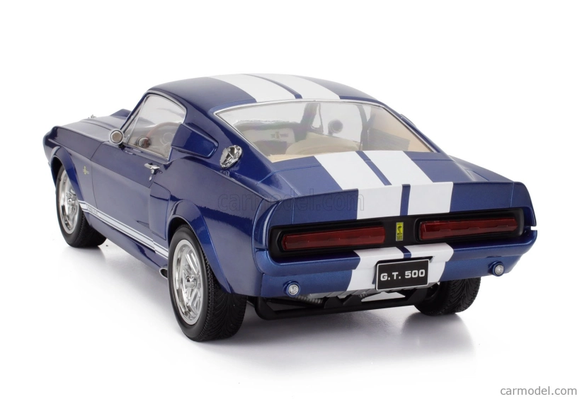 Kk-scale Ford usa Mustang Shelby Gt500 Eleanor Coupe 1967 1:12 Blue White