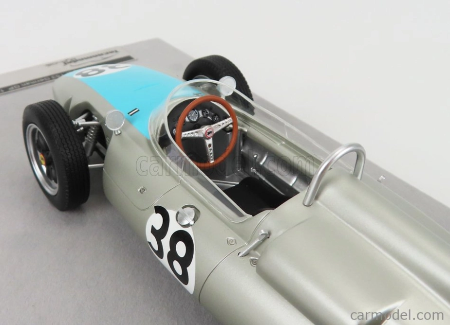 Tecnomodel Cooper F1  T53 N 38 German Gp 1961 B.collomb 1:18 Silver