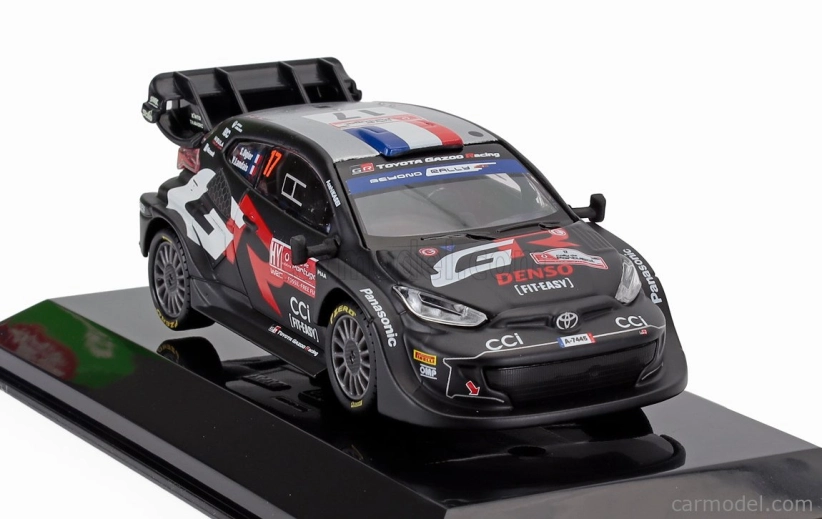 Bburago Toyota Yaris Gr Rally1 Hybrid Team Toyota Gazoo Racing Wrt N 17 Rally 2024 Sebastien Ogier – Vincent Landais 1:43 Black