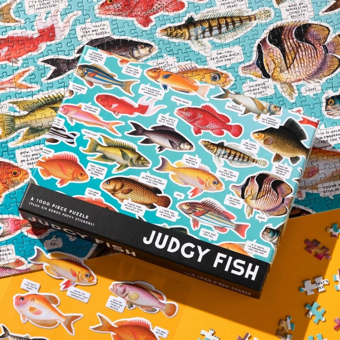 Galison Puzzle Rybí myšlenky 1000 dílků