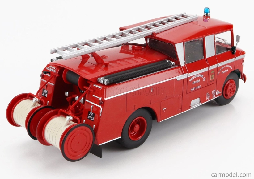 Edicola Citroen 46 Cdc Tanker Truck 1968 - Fire Engine - Vigili Del Fuoco - Feuerwehr 1:43 Red