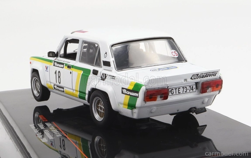 Ixo-models Lada fiat 2105 Vfts N 18 Rally Barum Tribec 1988 V.blahna - P.schovanek 1:43 Bílá Zelená Žlutá