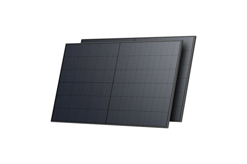 Sada dvoch pevných solárnych panelov EcoFlow s výkonom 520 W