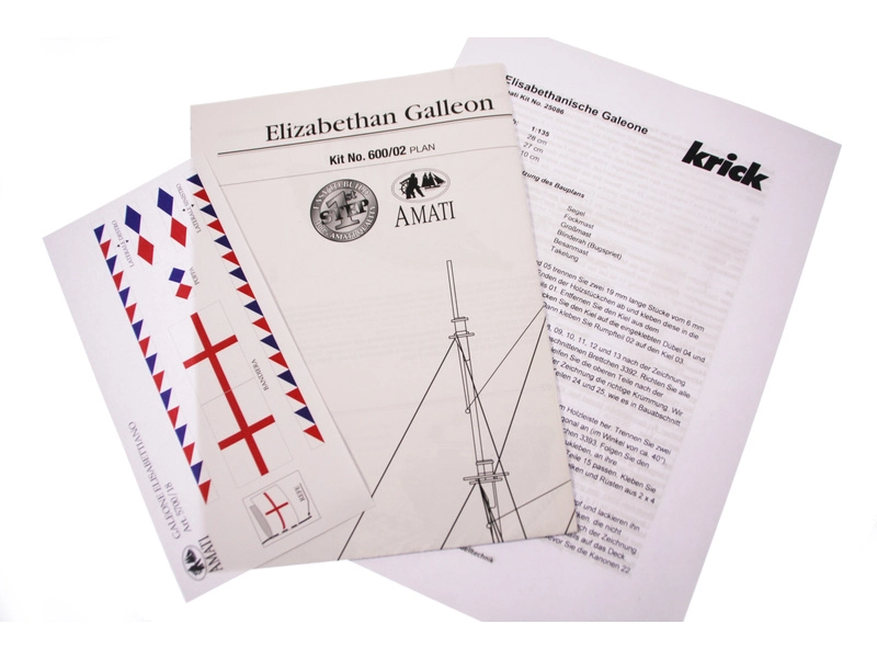 AMATI Galeóna 1:135 First step kit