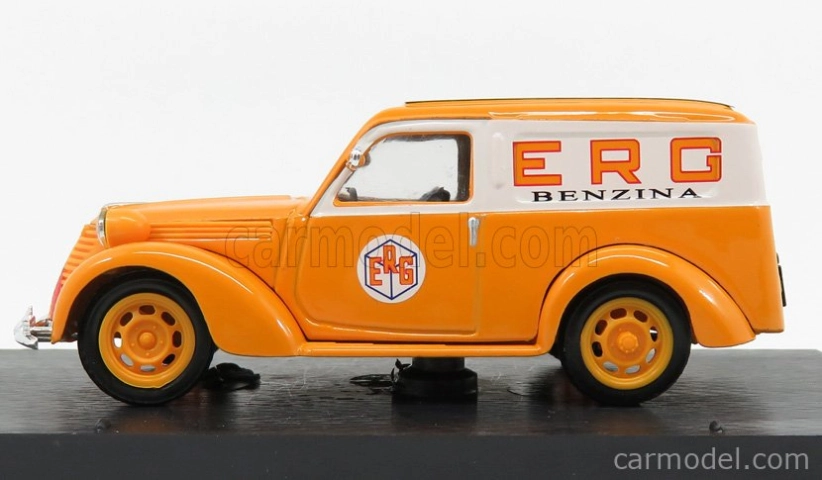 Brumm Fiat 1100 Van Furgone Erg 1950 1:43 Oranžová Bílá