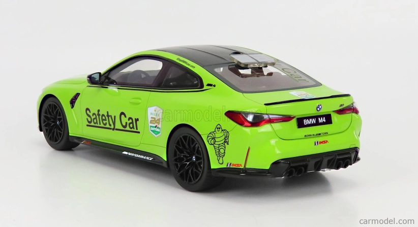 Truescale BMW 4-series M4 M-performance (g82) Safety Car 24h Daytona 2022 1:18 Světle Zelená Met