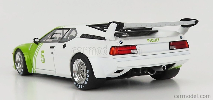 Werk83 BMW M1 (e26) Bs Fabrications N 5 Procar Series 1980 N.piquet 1:18 Bílá Zelená