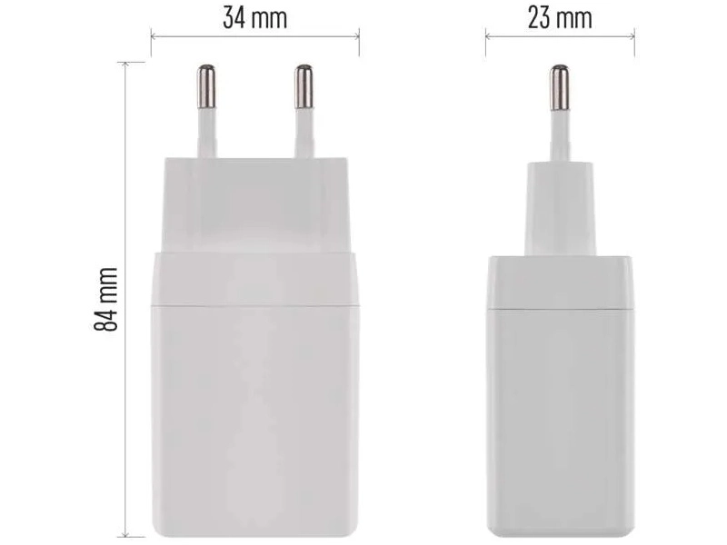 Síťový USB adaptér (zdroj) GaN PD 45W