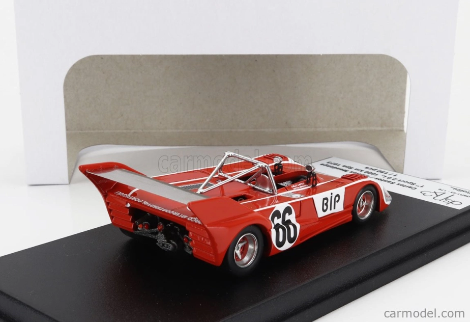 Trofeu Lola T292 N 66 Winner Sport 2.0l Trieda 1000km Spa 1973 Carlos Santos - Santos Mendonca 1:43 Červená Biela