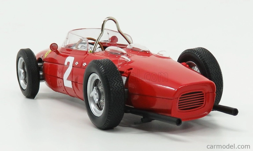 Cmr Ferrari F1 Dino 156 Sharknose N 2 Víťaz majstrovstiev sveta v talianskej Monze 1961 Phil Hill 1:18 červená