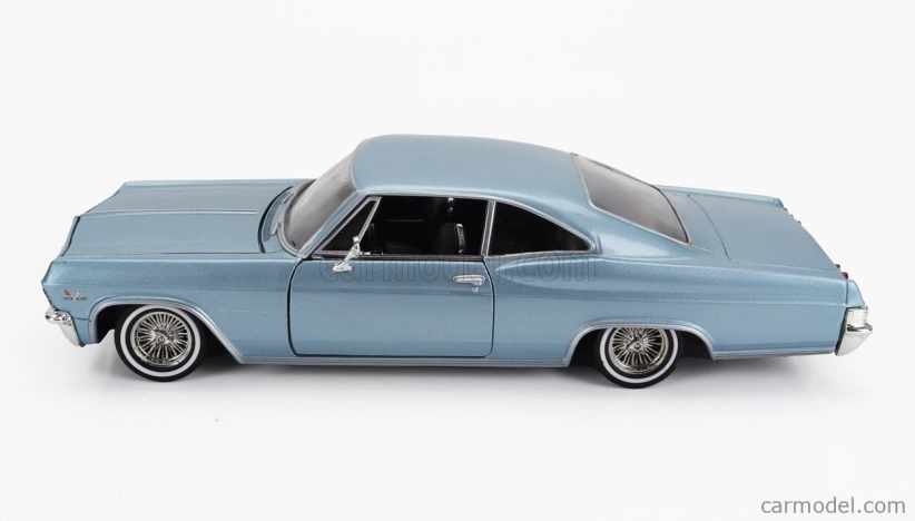 Welly Chevrolet Impala Ss 396 Coupe Low Rider 1965 1:24 Black