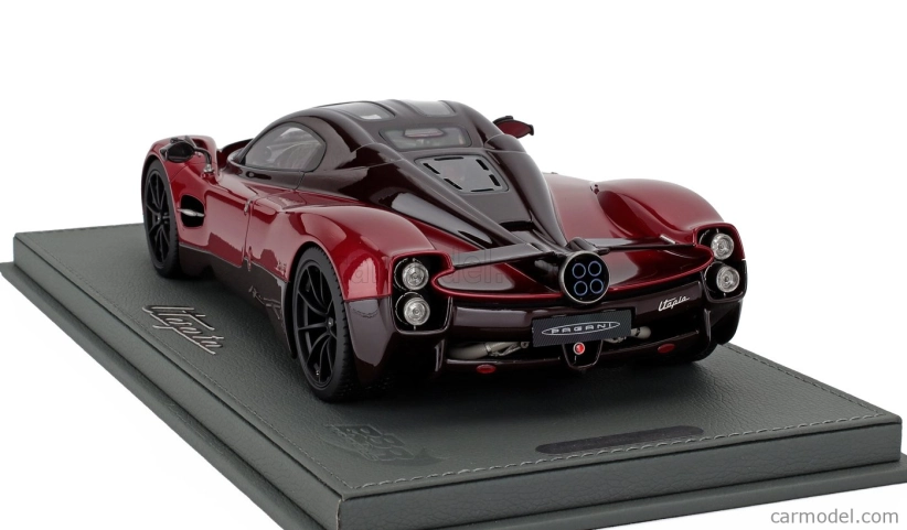 Bbr-models Pagani Utopia 2022 - Con Vetrina - With Showcase 1:18 Rosso Dubai - Červená