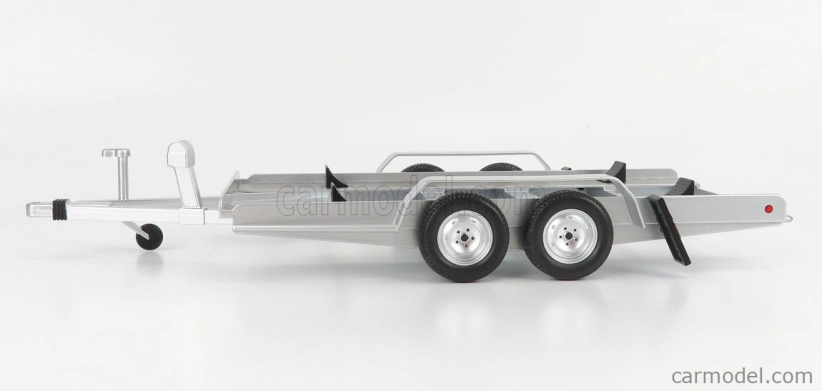 Ixo-models Príslušenstvo Carrello Trasporto Auto - Príves na prepravu áut Strieborné kolesá - auto nie je súčasťou balenia 1:18 Silver Black