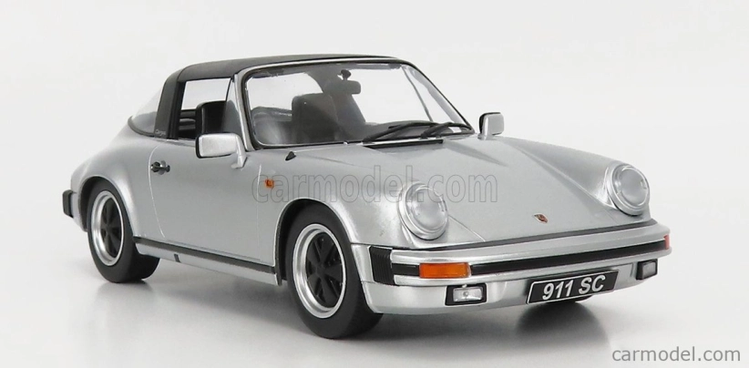 Kk-scale Porsche 911 Sc Targa 1983 - With Extra Hard-top 1:18 Silver