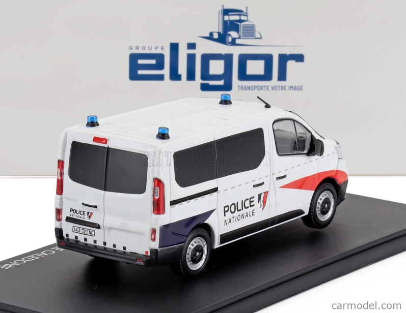 Eligor Renault Trafic Minibus Police Nationale Nouvelle Caledonie 2024 1:43 Biela