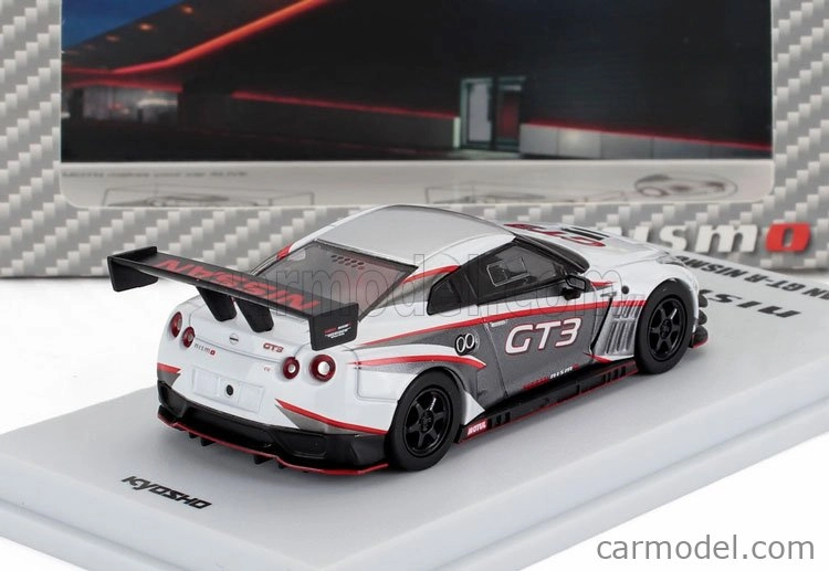 Kyosho Nissan Skyline Gt-r (r35) Gt3 Nismo Presentation 2022 1:64 Bílá Bílá